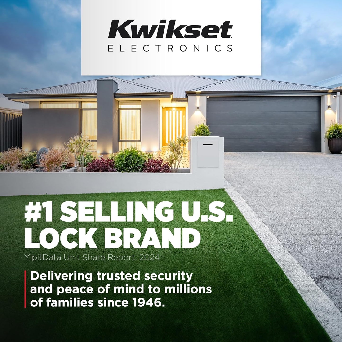 Kwikset 917TNL-11PS Smartcode Keypad Electronic with Tustin Lever Smartkey with 6AL Latch and RCS Strike Venetian Bronze Finish