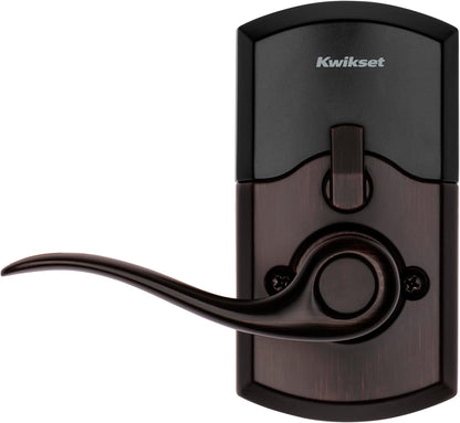 Kwikset 917TNL-11PS Smartcode Keypad Electronic with Tustin Lever Smartkey with 6AL Latch and RCS Strike Venetian Bronze Finish
