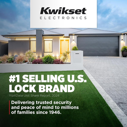 Kwikset 917TNL-11PS Smartcode Keypad Electronic with Tustin Lever Smartkey with 6AL Latch and RCS Strike Venetian Bronze Finish