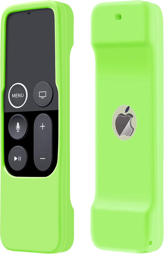 Case Compatible with Apple TV 4K/ 4Th Gen Remote Chartreuse | Light Light Weight Anti-Slip Shock Proof Silicone Cover for Controller for Apple TV Siri Remote