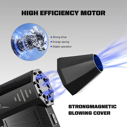 X3Pro Handheld Mini Turbo Fan Jet,150000Rpm Powerful Air Blower Compressed Air Duster for Car Dryer/Pc/Home