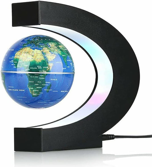 Magnetic Levitation Globe with LED Light, Desktop Decorations, Unique Gift | Father'S Day Gifts, Stunning Visuals, Atmospheric Lighting, Perfect Gift, Compact & Stylish, Valentine'S Day Gifts