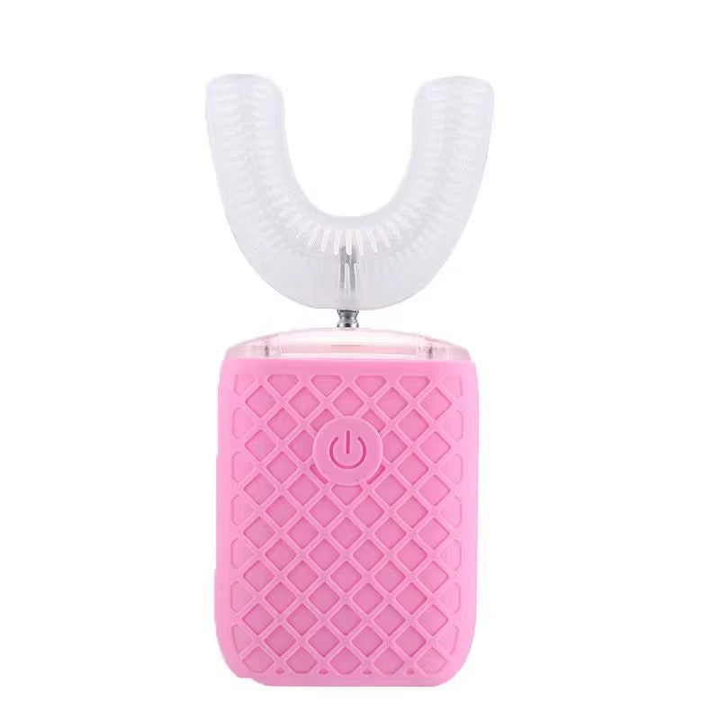 360 Degrees Intelligent Automatic Electric Toothbrush U Type for Adults Child Smart Sonic Tooth Brush USB Charging Teeth Whiten