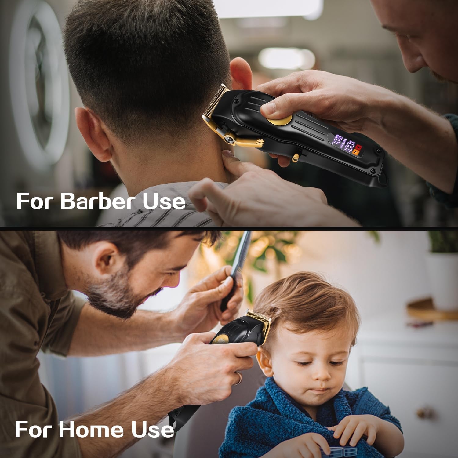 LUJO BARBERO Maquina De Cortar Cabello Recortadora Recortar Kit Pelo Corte PRO