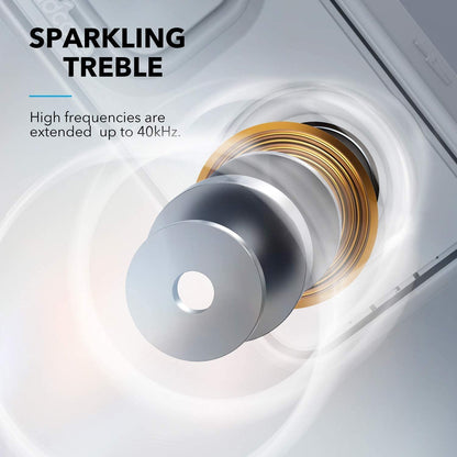 Soundcore Anker 3 Portable Bluetooth Speaker, IPX7 Waterproof, 24H Playtime | Partycast, Bassup, Custom EQ App, Pure Titanium Diaphragm Drivers- for Home, Shower, Outdoor, and Beach