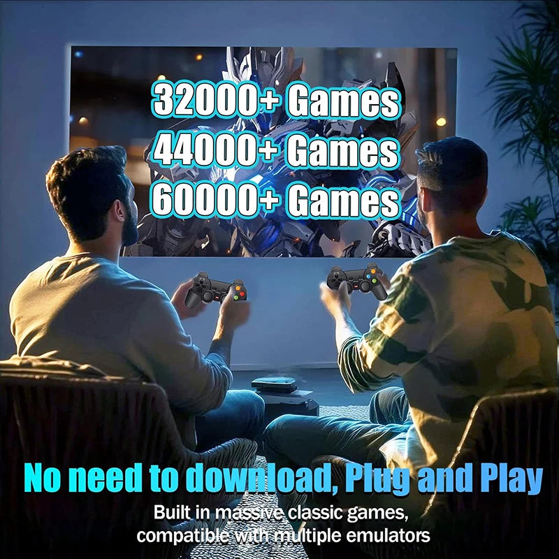 G11 Pro Game Box 4K HD TV Game Stick Video Game Console with 30000-60000 Retro Games Portable Game Player