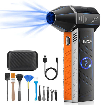 X3Pro Handheld Mini Turbo Fan Jet,150000Rpm Powerful Air Blower Compressed Air Duster for Car Dryer/Pc/Home