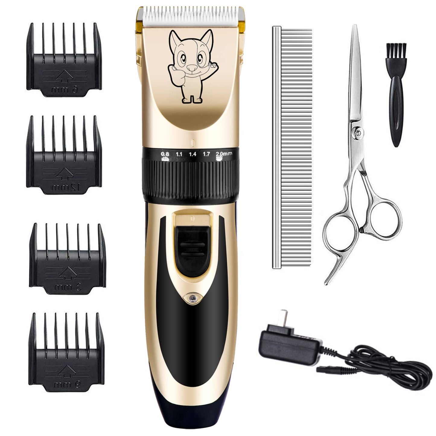 Cortadora De Pelo Cortapelos Profesional Para Perros Maquina Cortar Pet Grooming