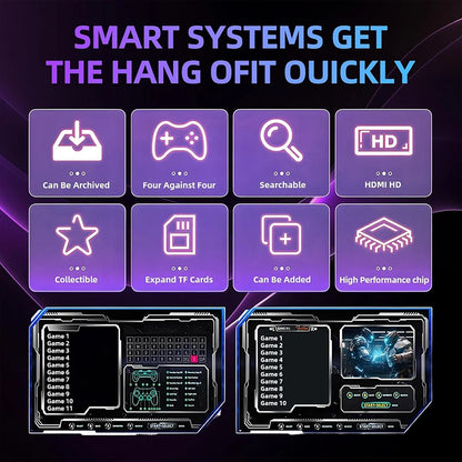 G11 Pro Game Box 4K HD TV Game Stick Video Game Console with 30000-60000 Retro Games Portable Game Player