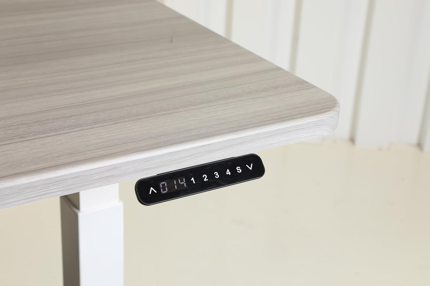 K Series Desk Base 3 Stage with Dual Motor Electric Adjustable Standing Desk Base Electric for Home and Office Width and Height Adjustable (White Frame Only)