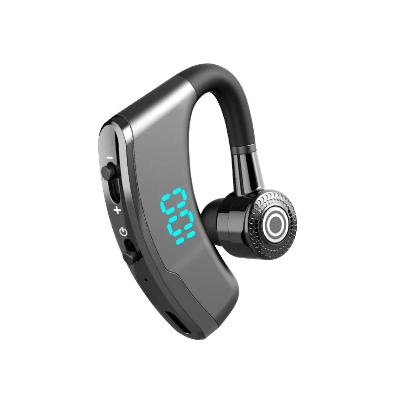 Single Digital Display Wireless Bluetooth Headset General Business Noise Reduction 5.0 Bluetooth Headset with Microphone Headset